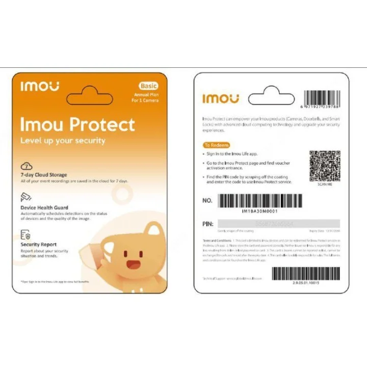 Karta chmura imou protect basic
